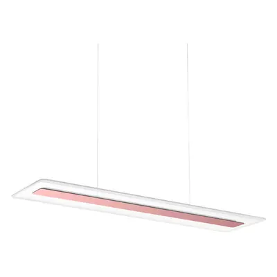 Linea Light LED závěsné světlo Antille, sklo, obdélník, měď