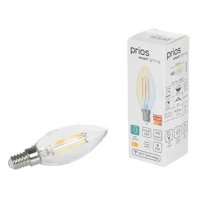 LUUMR LUUMR Smart LED žárovka sada 2 žárovek E14 4,2W CCT čirá Tuya