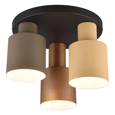 Trio Lighting Stropní světlo Agudo, multicolor, 3 zdroje, rondel