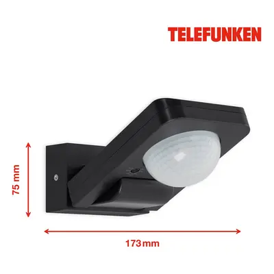 Telefunken Senzor pohybu Skopje, max. 500W LED, černá