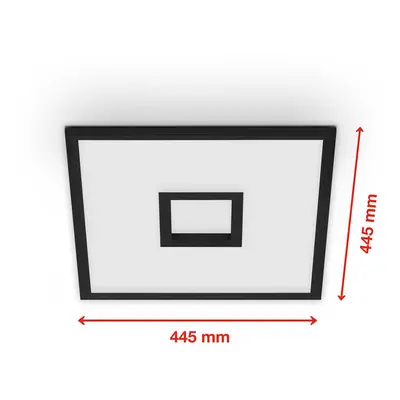 Telefunken LED panel Centreback CCT RGB 45x45cm černý