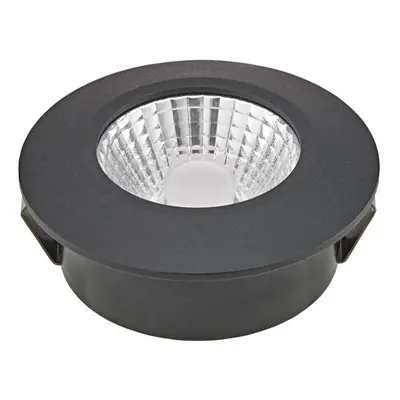 Sigor LED bodový podhled Diled, Ø 6,7 cm, Dim-To-Warm, černý