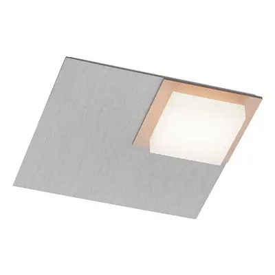 BANKAMP BANKAMP Quadro stropní LED svítidlo 8W stříbrná