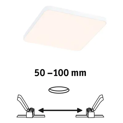 Paulmann Paulmann Veluna Edge LED vestavná IP44 3000K 12x12cm