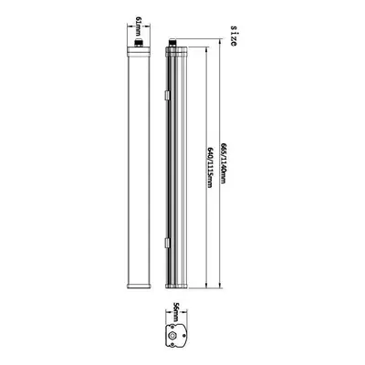 Deko-Light LED světlo odolné proti vlhkosti Tri Proof Motion 66,5 cm