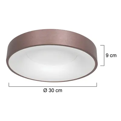 Steinhauer Stropní svítidlo LED Ringlede 2 700 K Ø 30 cm bronzový