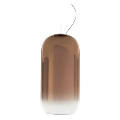 Artemide Artemide Gople Mini závěsné světlo, bronz/černá