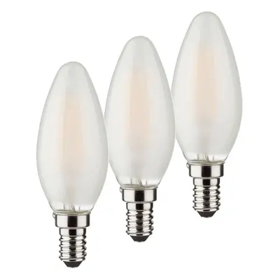 Müller-Licht LED svíčka E14 4W 2 700K sada 3 ks 470lm matná