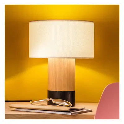 Domus Stolní lampa Klippa černá Trooper alabastr 31 cm