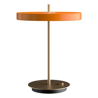 UMAGE Stolní lampa LED UMAGE Asteria Table, USB, oranžová/mosaz