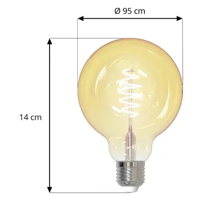 LUUMR LUUMR Smart LED E27 G95 4,9W ZigBee Tuya Hue sada 2 ks