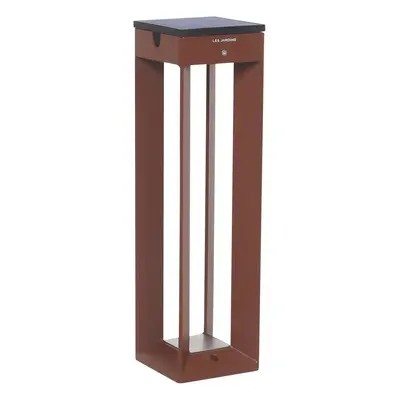 Les Jardins LED solární světlo Borne se senzorem 45 cm, corten