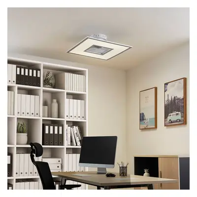 Lindby Lindby LED stropní ventilátor Romea, hranatý, DC, tichý, 60 cm