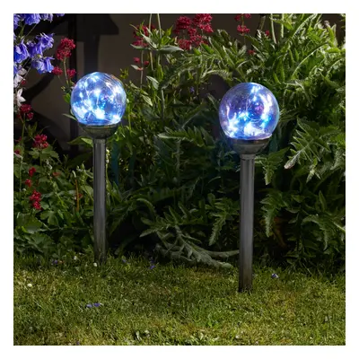 SMART GARDEN LED solární zapichovací světlo Firefly Opal 4ks