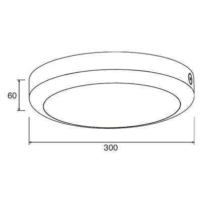 BRUMBERG BRUMBERG Garek LED stropní světlo IP65 3 000K bílá