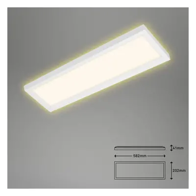 Briloner LED stropní světlo 7365, 58 x 20 cm, bílá