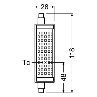 OSRAM OSRAM LED žárovka R7s 19W 2 700K stmívatelná