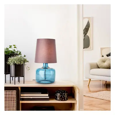 Brilliant Stolní lampa Hydra výška 57cm taupe/tmavě modrá