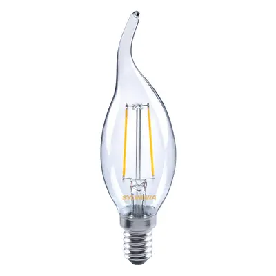 Sylvania LED žárovka E14 ToLEDo 2,5W 827 čirá, poryv větru