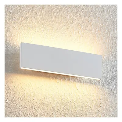 Lindby Nástěnné svítidlo Lindby Ignazia LED, 28 cm, bílé, kov, nahoru/dolů