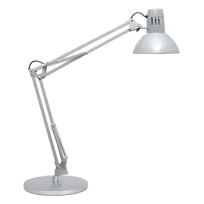 Maul Stolní lampa MAULstudy, stříbrná, stojan