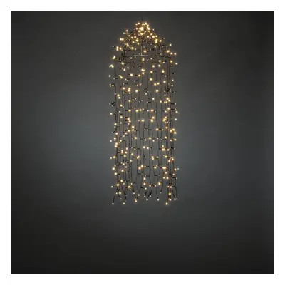 Konstsmide Christmas LED světelný závěs medúza 2 600K 400 LED 95x30cm