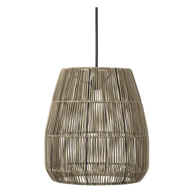 PR Home PR Home venkovní závěsná lampa Saigon, šedá, Ø 38 cm, kabel 2,5 m