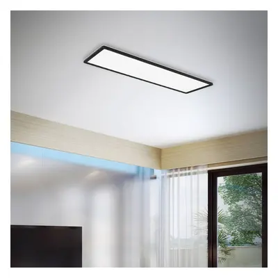 Briloner LED panel pro povrchovou montáž Slim 58x20cm zapnuto/vypnuto 4000K černá