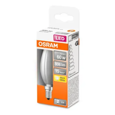 OSRAM OSRAM LED svíčka E14 Classic B 5,5W 2 700K matná