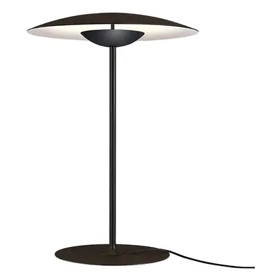 Marset MARSET Ginger S LED stolní lampa Ø32cm wenge/bílá