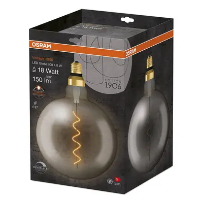 OSRAM OSRAM Vintage 1906 globe G200 E27 4,8W kouřová dim