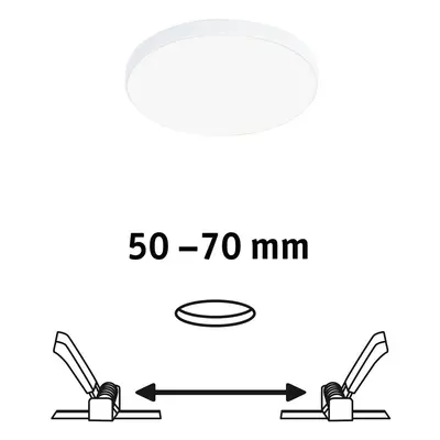 Paulmann Paulmann Veluna Edge LED zapuštěná IP44 4000K Ø 9cm