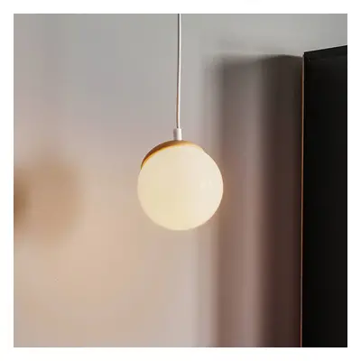 Eko-Light Závěsné svítidlo Sfera 1 světlo sklo/lehké dřevo