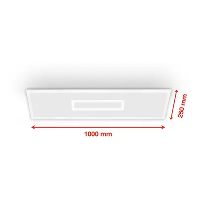 Telefunken LED panel Centrelight bílý Dálkový CCT RGB 100x25cm