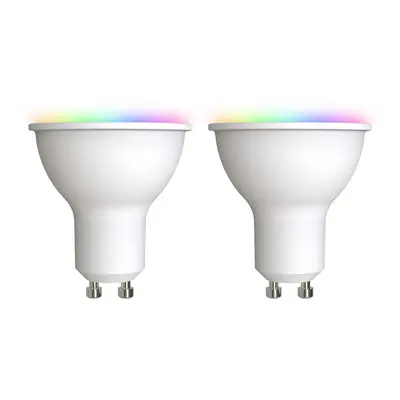 LUUMR LUUMR Smart LED GU10 plast 4,7W RGBW CCT Tuya opál sada 2 ks