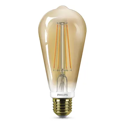 Philips Philips LED žárovka E27 ST64 5,5W zlatá, stmívací