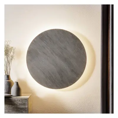 Escale Escale Blade LED nástěnné světlo, beton, Ø 59 cm