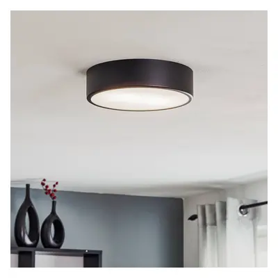 TEMAR LIGHTING Stropní svítidlo Cleo, Ø 30 cm, IP20, černá, kov, E27