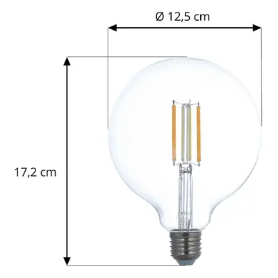 LUUMR LUUMR Smart LED E27 G125 7W ZigBee Tuya Philips Hue sada 3 ks