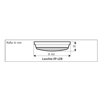 CasaFan LED svítidlo pro Eco Plano II, bronz