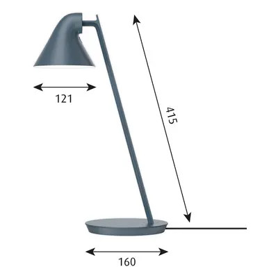 Louis Poulsen Louis Poulsen NJP Mini LED stolní lampa modrá