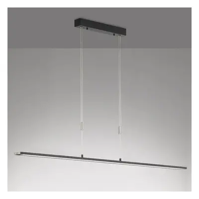 FISCHER & HONSEL Závěsná lampa Metz TW LED, CCT, délka 160 cm, černá