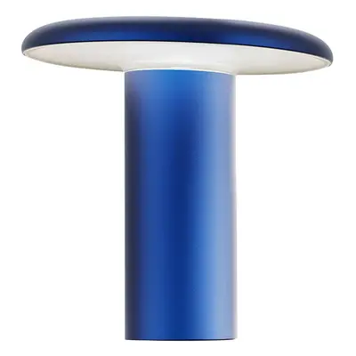 Artemide Stolní lampa Artemide Takku LED s dobíjecí baterií, modrá