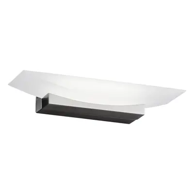 FISCHER & HONSEL LED nástěnné světlo Bowl TW, šířka 30 cm, nikl