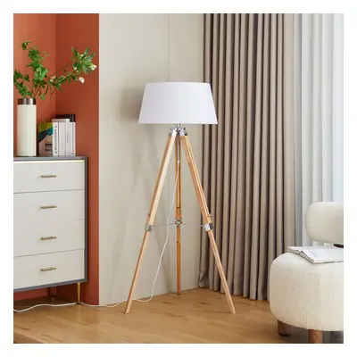 Lindby Lindby stojací lampa Alessa, třínožka, textil