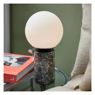 Nordlux Stolní lampa Lilly Marble mramorový podstavec šedá