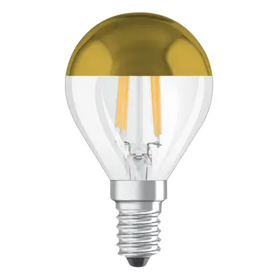 OSRAM Žárovka OSRAM LED E14 Mirror CLP gold 4W 2 700K