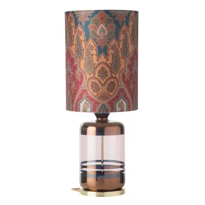 EBB & FLOW EBB & FLOW Pillar stolní lampa, Brocade blue/red