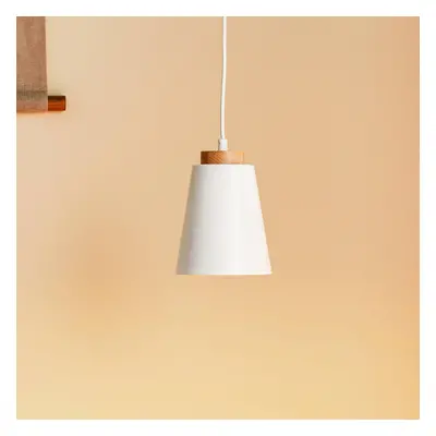 EMIBIG LIGHTING Závěsné světlo Bolero 1, jeden zdroj, bílá