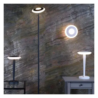 Deko-Light LED stojací lampa Bermuda, hlava sklopná, bílá